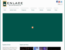 Tablet Screenshot of enlace.edu.gt